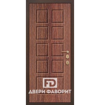 стальная дверь с терморазрывом отделана мдф панелью