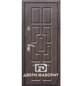 дверь стальная с терморазрывом отделана мдф с фрезеровкой