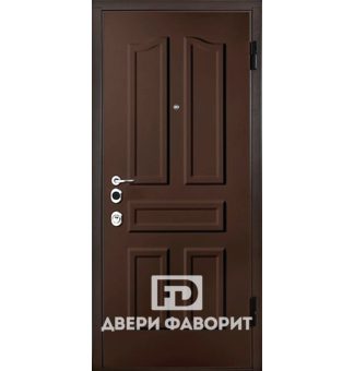дверь из железа с терморазрывом и мдф отделкой