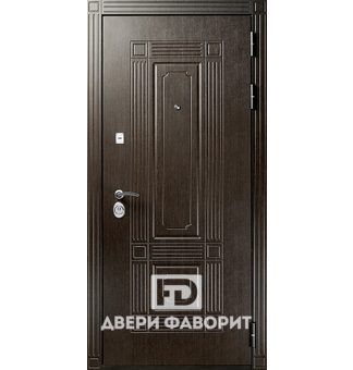 стальная дверь (экошпон) с терморазрывом усилена тремя петлями