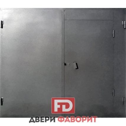 металлические гаражные ворота
