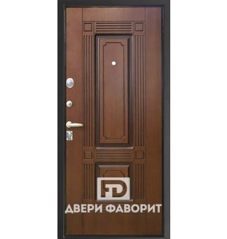 квартирная дверь с МДФ