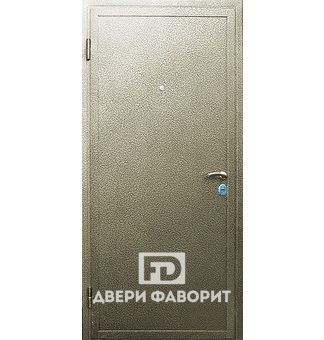 стальная одностворчатая дверь в квартиру с внешним антивандальным покрытием