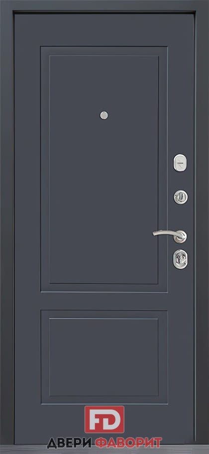 недорогая входная дверь, с двух сторон отделана МДФ - МД-1698 - _mdf004-2