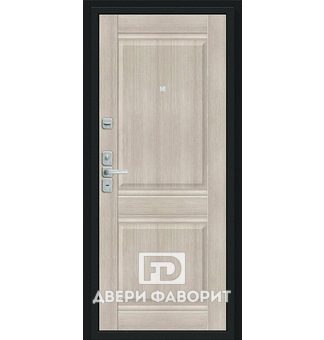 Дверь недорогая стальная, внутри отделка МДФ