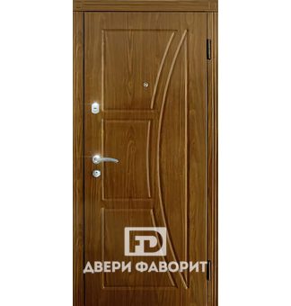 Дверь из стали в квартиру (МДФ)