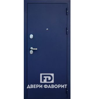 дверь из металла отделана с двух сторон порошковой краской