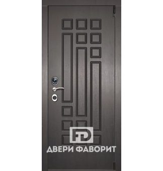 стальная дверь без глазка отделана мдф