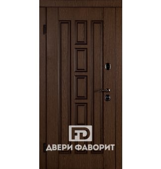 дверь металлическая с мдф отделкой, без глазка
