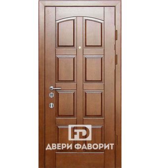 дверь с мдф, укомплектована двумя замками, раздельной ручкой и глазком