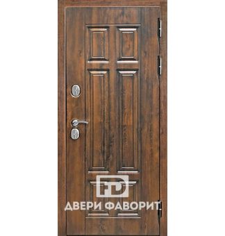металлическая дверь отделана мдф под дерево