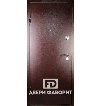 уличная входная дверь из металла с цинкогрунтом