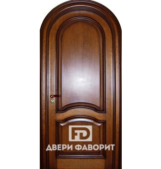 Арочная стальная дверь с МДФ