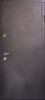 миниатюра - дверь из металла с ламинированной панелью вид внутри - МД-90 - 007-1